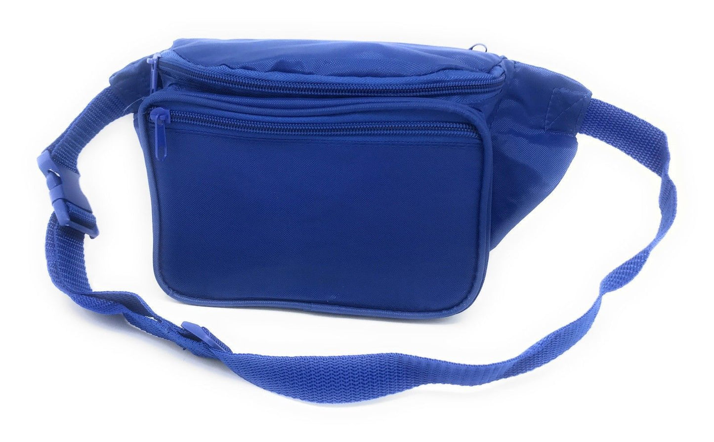 1 Dozen Fanny Pack Man Purse Travel Pouch Bag Money Holder 3 Pockets 42inch Wholesale Bulk-Royal-