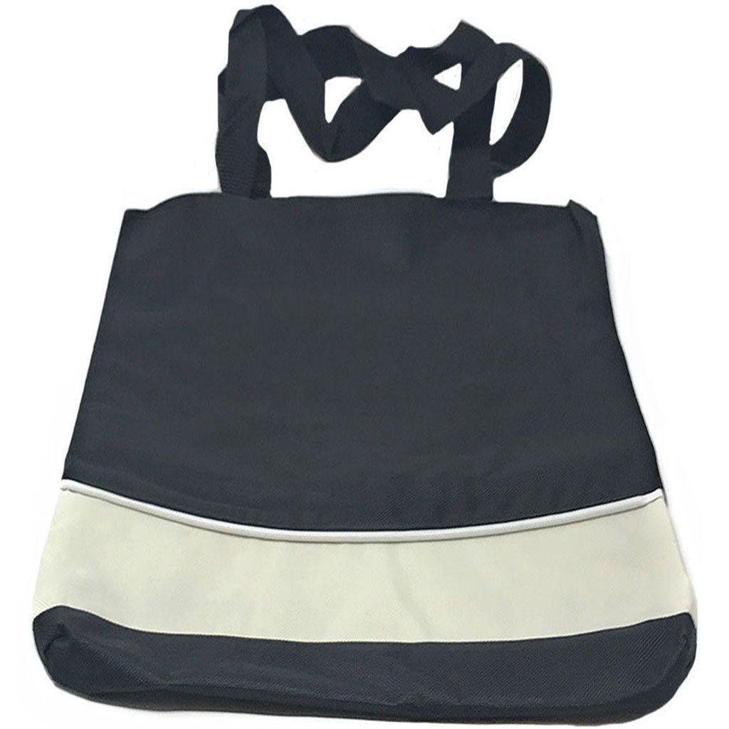 1 Dozen Fashion Two Tone Reusable Grocery Shopping Totes Bags Wholesale-