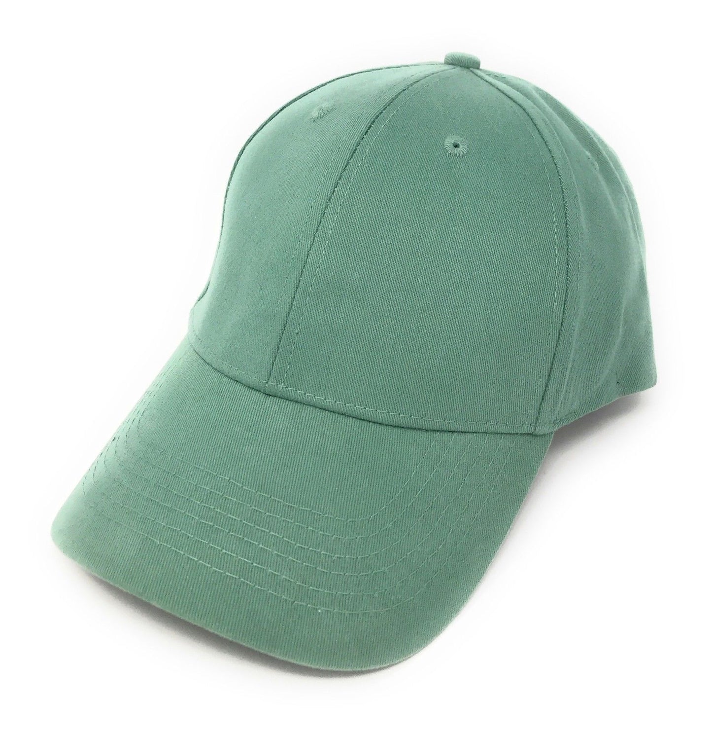 1 Dozen Fine Brushed Cotton 6 Panel Low Crown Baseball Caps Hats Wholesale Bulk-
