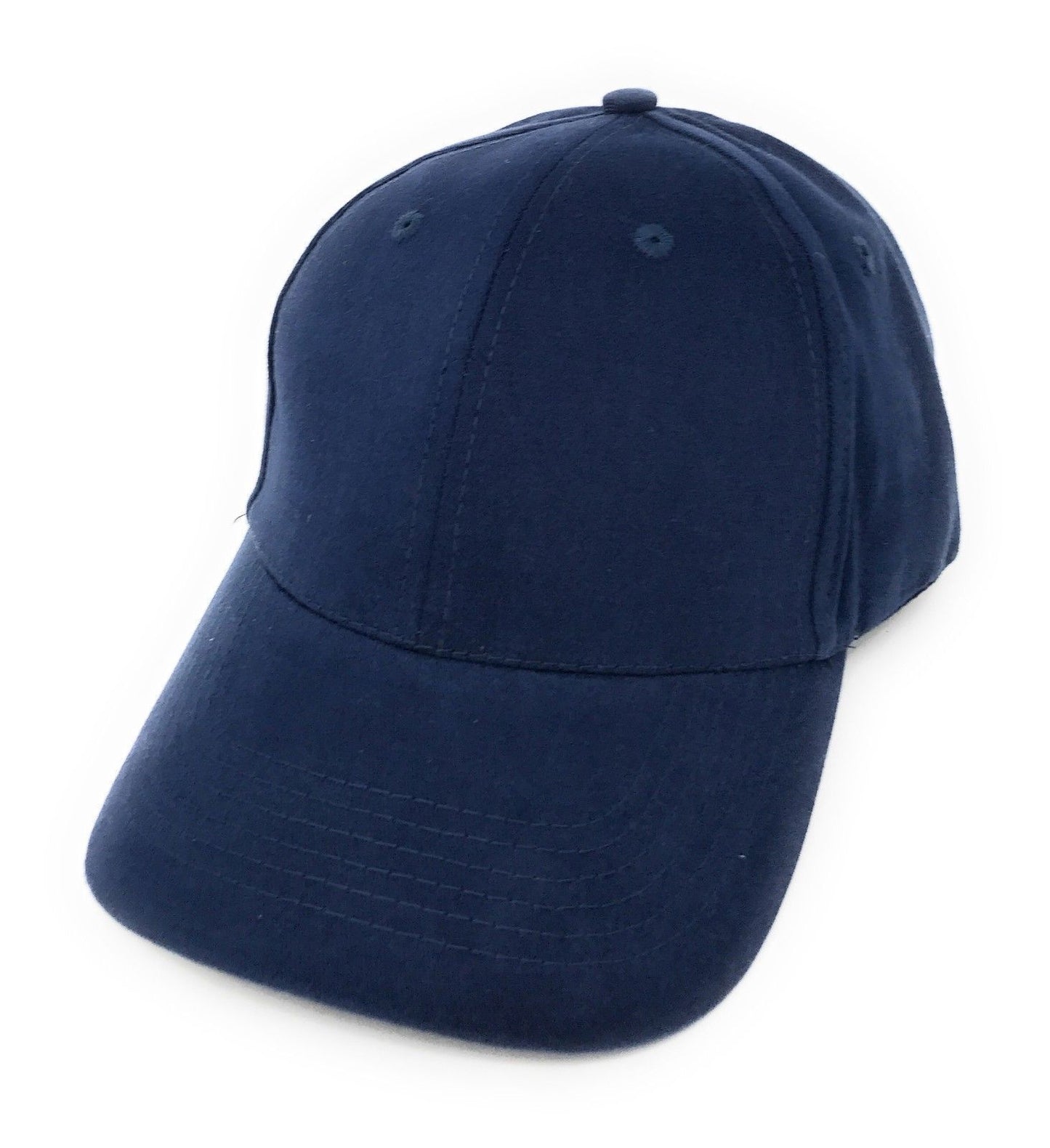 1 Dozen Fine Brushed Cotton 6 Panel Low Crown Baseball Caps Hats Wholesale Bulk-