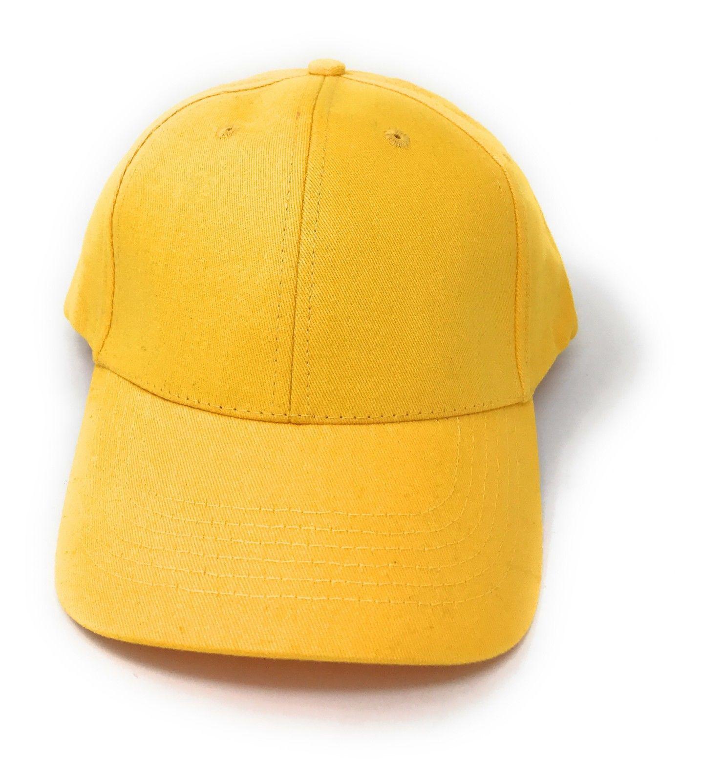 1 Dozen Fine Brushed Cotton 6 Panel Low Crown Baseball Caps Hats Wholesale Bulk-