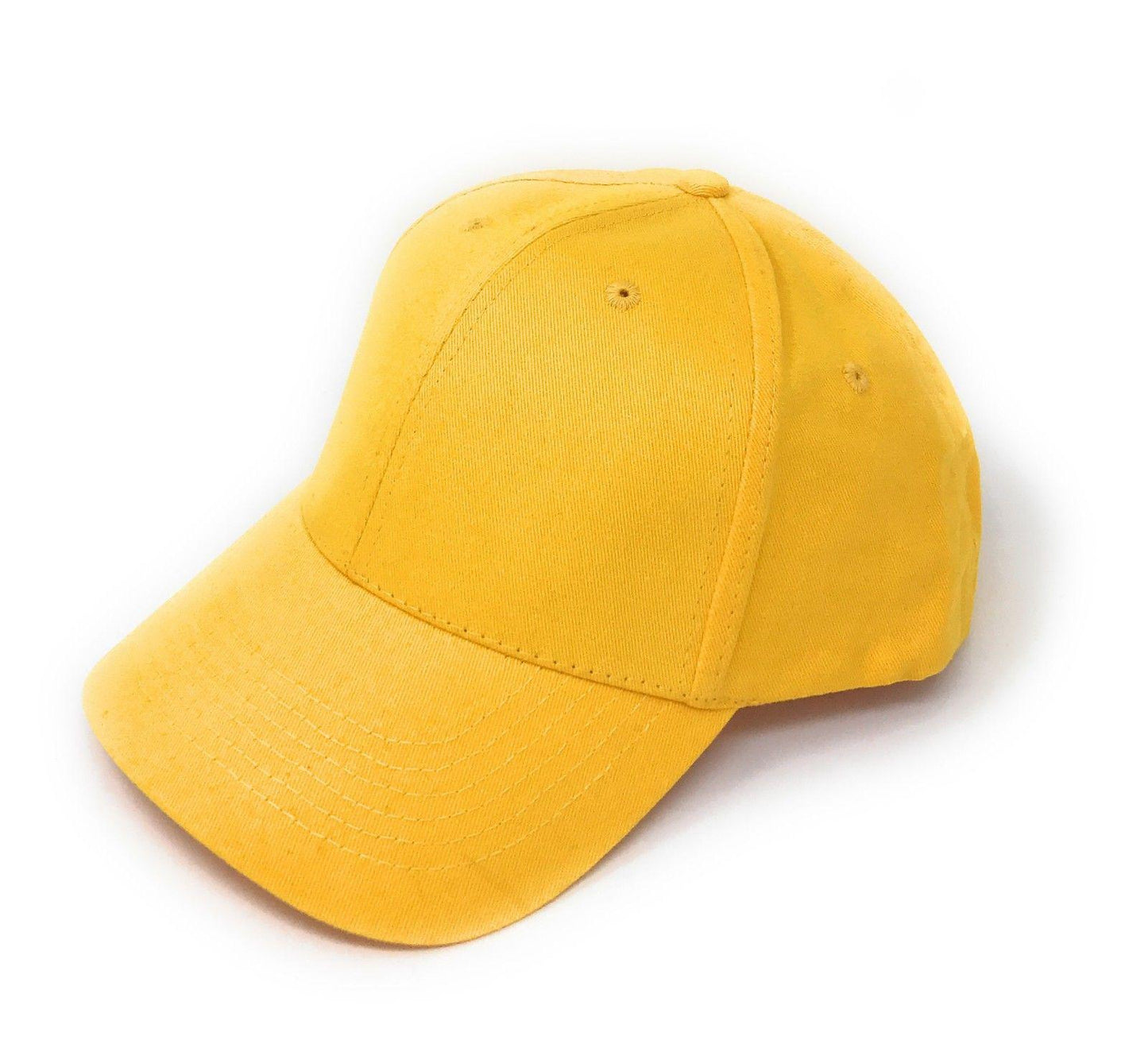 1 Dozen Fine Brushed Cotton 6 Panel Low Crown Baseball Caps Hats Wholesale Bulk-