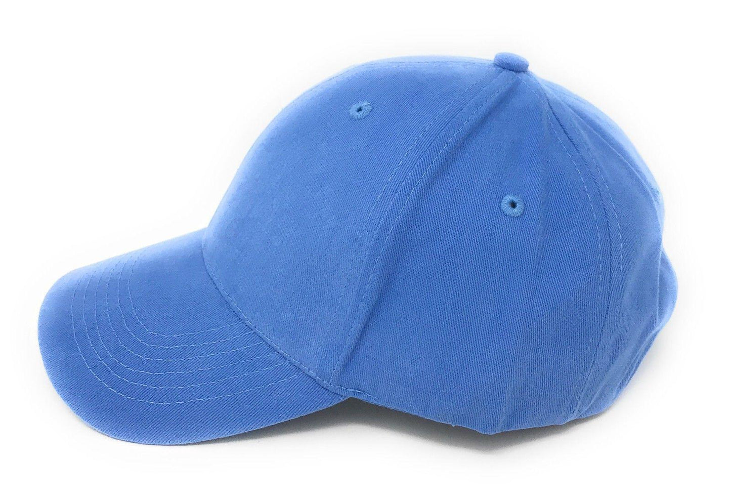 1 Dozen Fine Brushed Cotton 6 Panel Low Crown Baseball Caps Hats Wholesale Bulk-