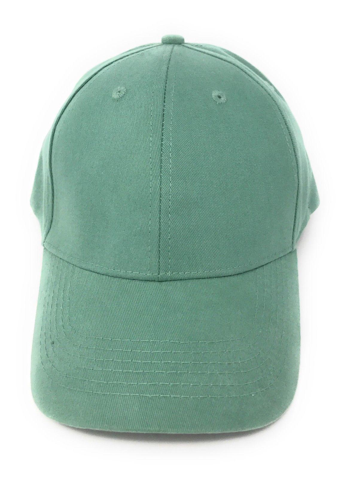 1 Dozen Fine Brushed Cotton 6 Panel Low Crown Baseball Caps Hats Wholesale Bulk-