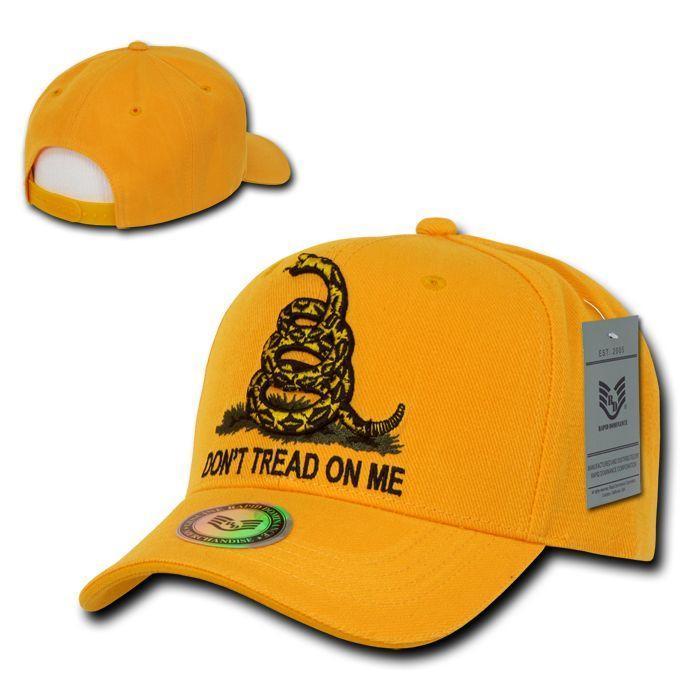 1 Dozen Gadsden Flag Don'T Tread On Me Snake Tea Party Baseball Caps Wholesale Lots-
