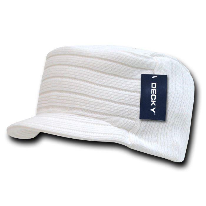 1 Dozen Gi Cadet Army Military Flat Top Beanies Caps Hats Visor Wholesale-