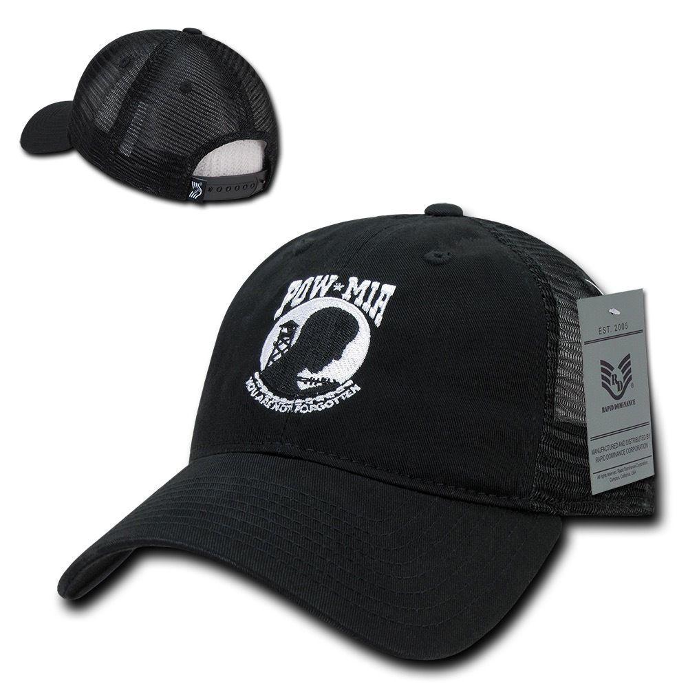 1 Dozen 6 Panel Relaxed Trucker Cotton Military Low Crown Caps Hats Wholesale Lots-