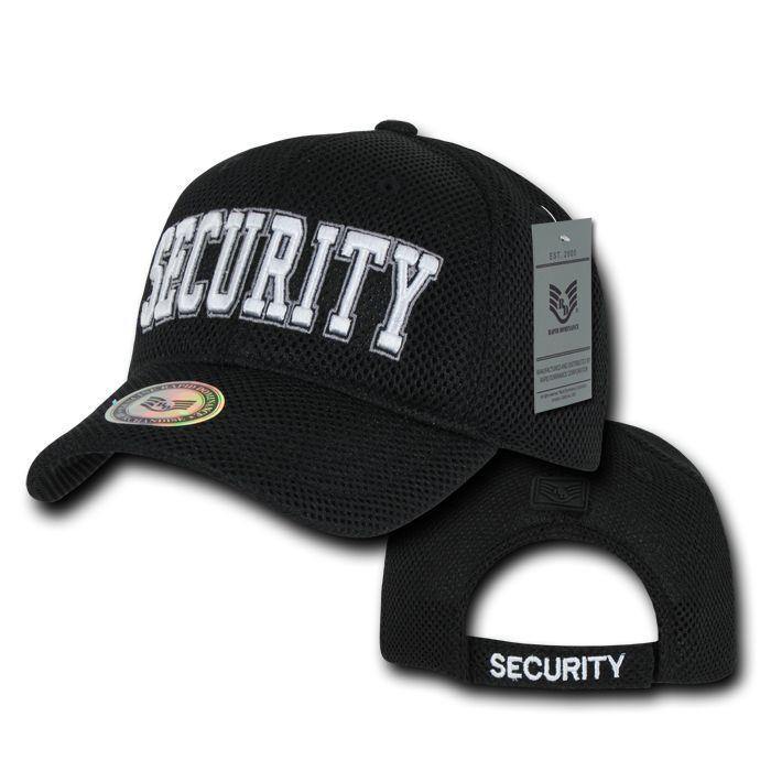 1 Dozen Rapid Fire Department Police Security Air Mesh Baseball Caps Hats-Police navy-