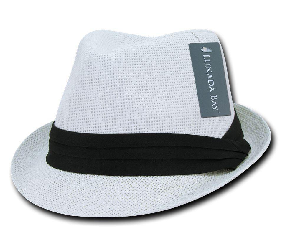 1 Dozen Lunada Bay Paper Straw Fedoras Hats Paper Straw Summer Wholesale-