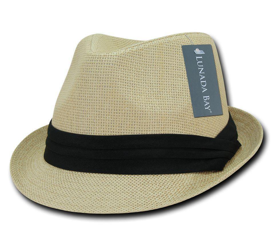 1 Dozen Lunada Bay Paper Straw Fedoras Hats Paper Straw Summer Wholesale-