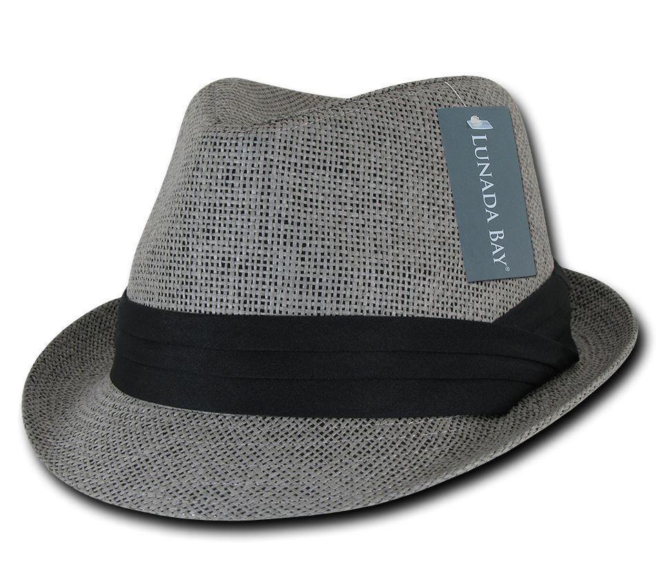 1 Dozen Lunada Bay Paper Straw Fedoras Hats Paper Straw Summer Wholesale-