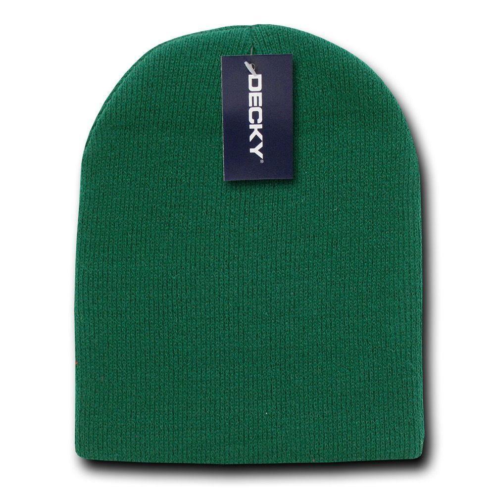 1 Dozen Made In USA America Decky Beanies Gi Short Watch Caps Hats Wholesale Lot-
