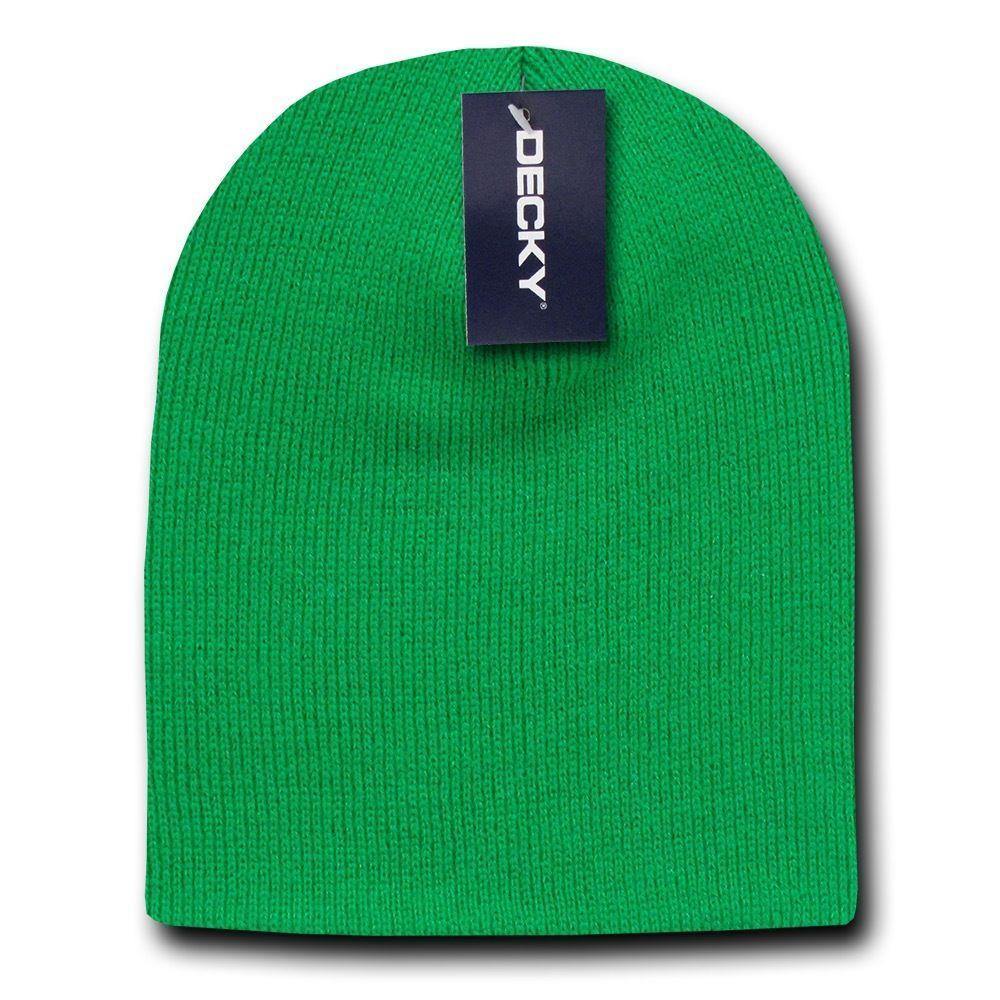 1 Dozen Made In USA America Decky Beanies Gi Short Watch Caps Hats Wholesale Lot-