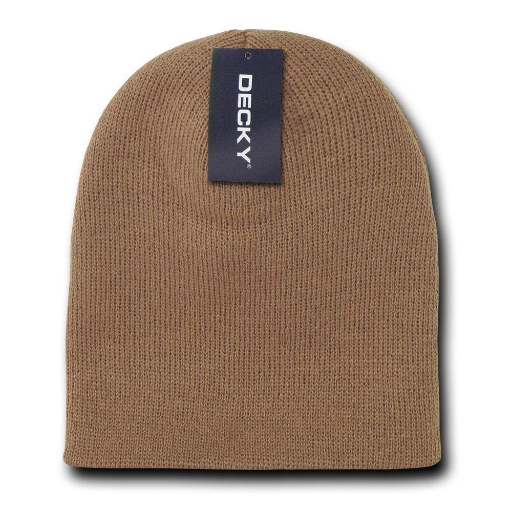 1 Dozen Made In USA America Decky Beanies Gi Short Watch Caps Hats Wholesale Lot-