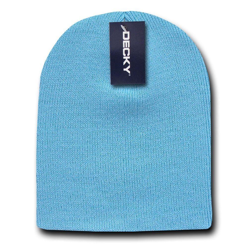 1 Dozen Made In USA America Decky Beanies Gi Short Watch Caps Hats Wholesale Lot-