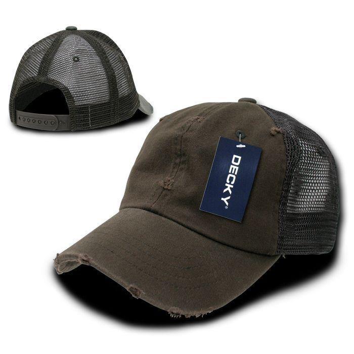 1 Dozen Mesh Washed 6 Panel Cotton Baseball Trucker Cap Caps Hat Hats Wholesale-