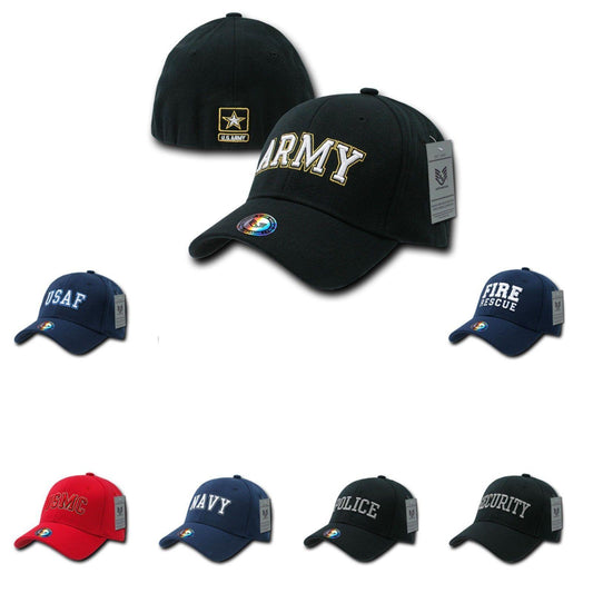 Rapid Dominance 1 Dozen Military Law Enforcement Flex Fit Baseball Caps Hats Wholesale Lots-