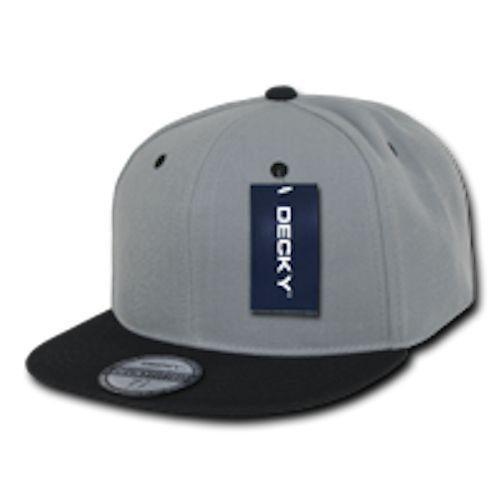 1 Dozen Decky Retro Fitted Flat Bill Baseball Hats Caps Blank Wholesale Lots!-