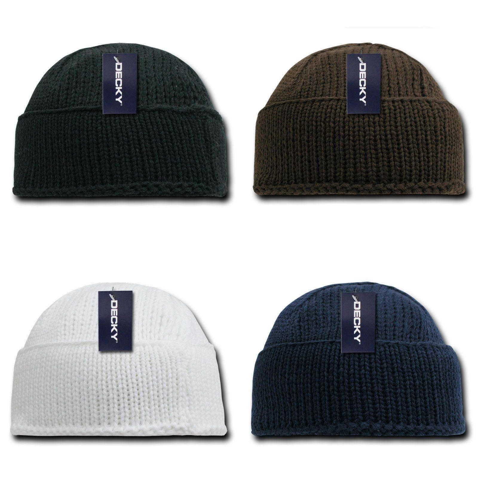 1 Dozen Sailor Navy Fisherman Beanie Beanies Warm Winter Thick Knitted Wholesale-