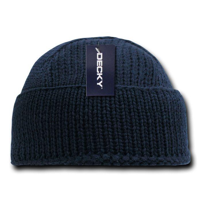 1 Dozen Sailor Navy Fisherman Beanie Beanies Warm Winter Thick Knitted Wholesale-