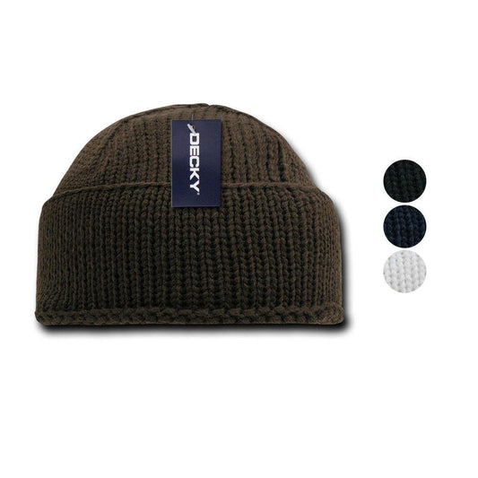 1 Dozen Sailor Navy Fisherman Beanie Beanies Warm Winter Thick Knitted Wholesale-