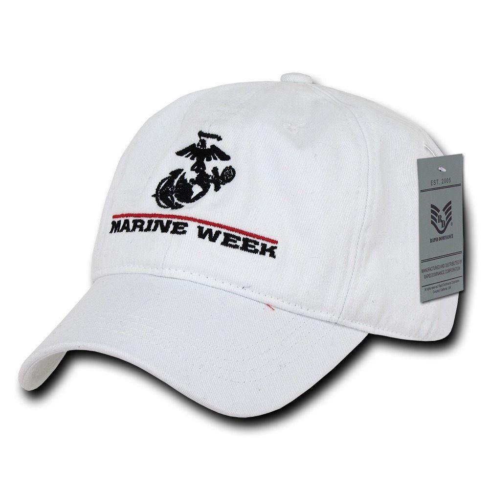 1 Dozen Special Event Marine Corps 6 Panel Cotton Capshats Wholesale Lots-