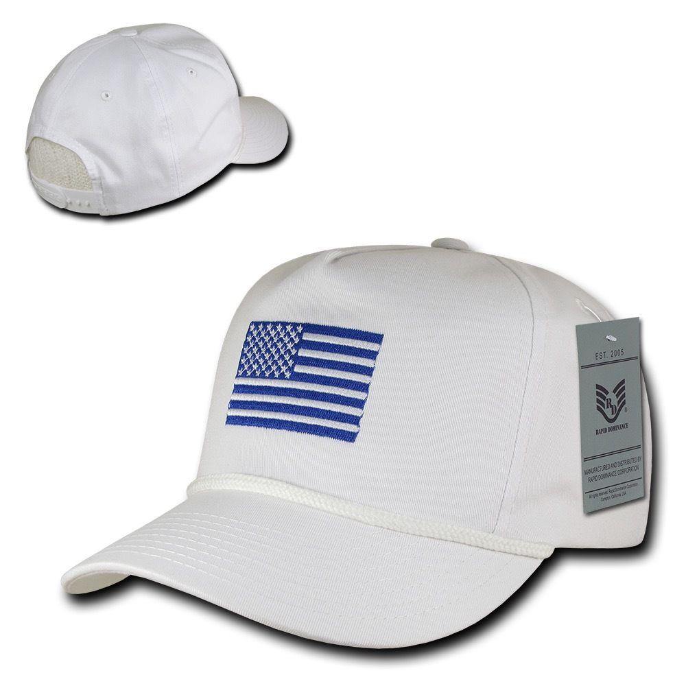 1 Dozen USA Flag Patriotic Embroidered Cotton 5 Panel Dad Golf Hats Wholesale Lots-