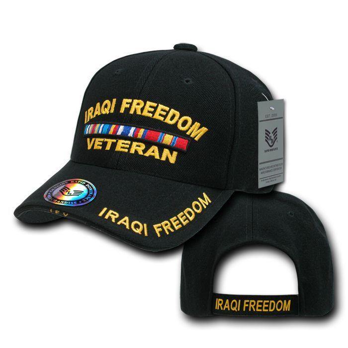 1 Dozen Veteran Vet Pow US Military Baseball Hat Caps Wholesale Lots-