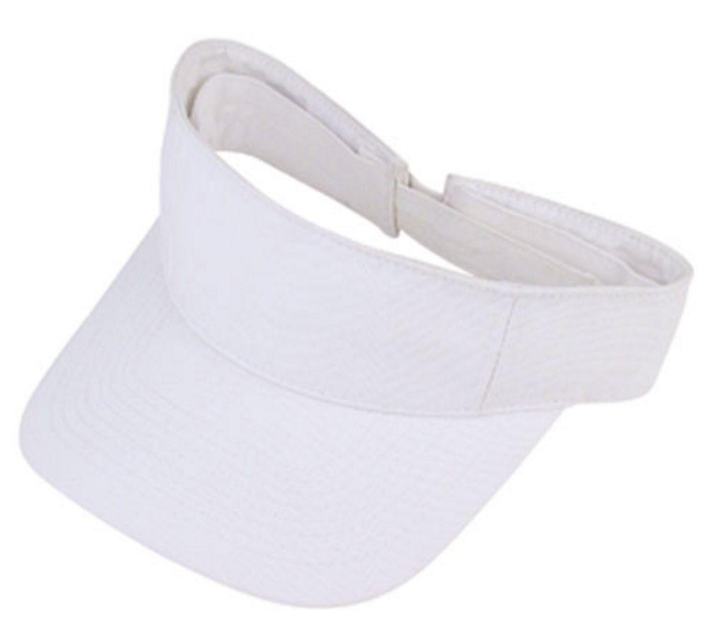 1 Dozen Visors Sun Plain Hat Sports Cap Cotton Golf Tennis Beach Summer Women Men Kids Wholesale Bulk-