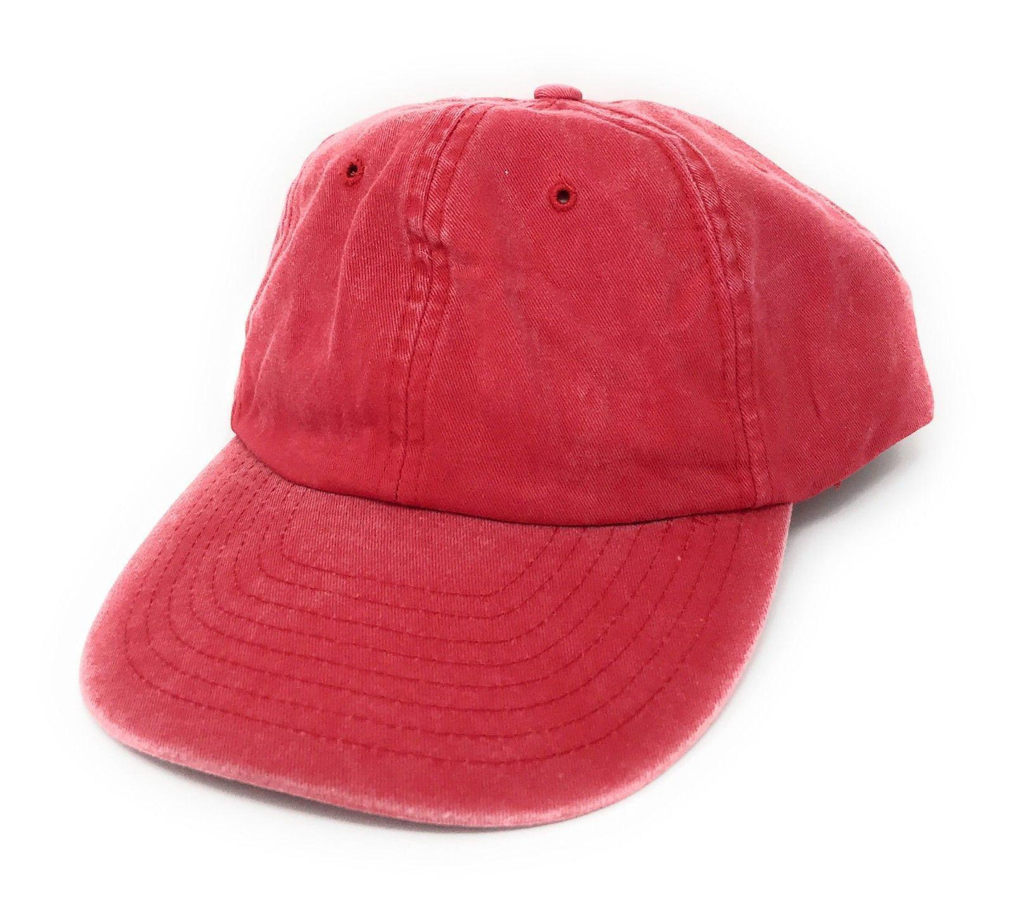 1 Dozen Washed Cotton Baseball Unconstructed Low Crown 6 Panel Caps Hats Wholesale Bulk-