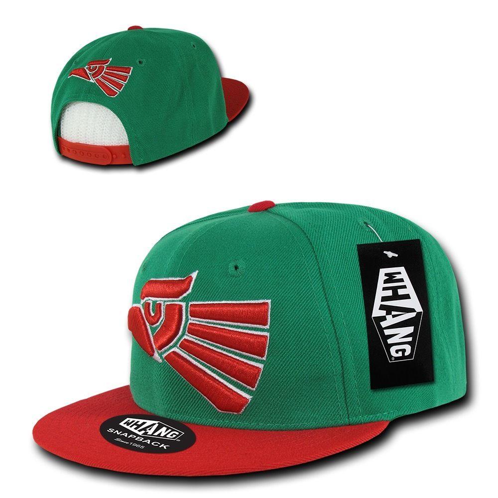 1 Dozen Whang Snapbacks Mexico Mexican Eagle 6 Panel Hats Caps Wholesale Lots-