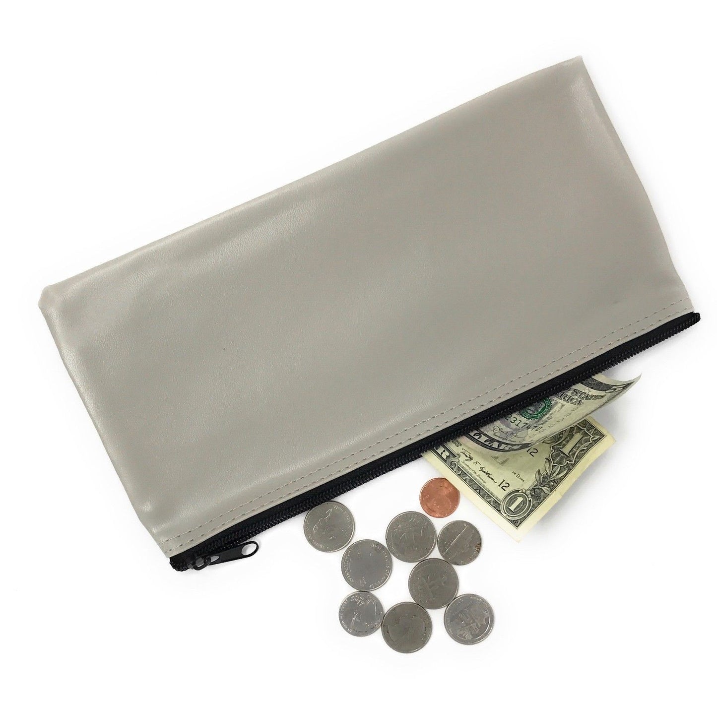 100 Lot Bank Deposit Money Cash Coins Credit Cards Bag Pouch Purse Wholesale-Maroon-