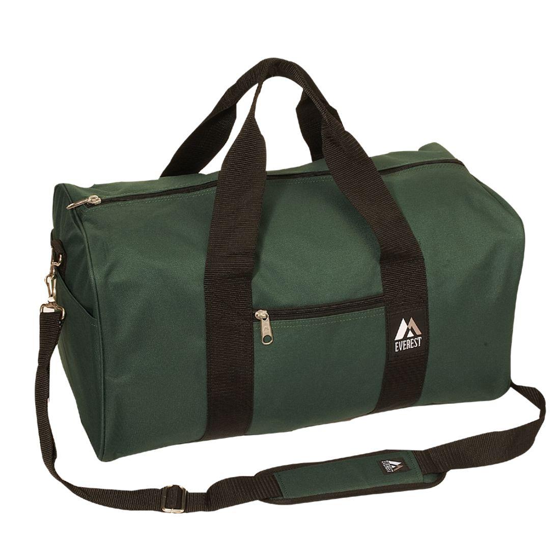 Everest Basic Utilitarian Small Gear Duffle Bag-Green-