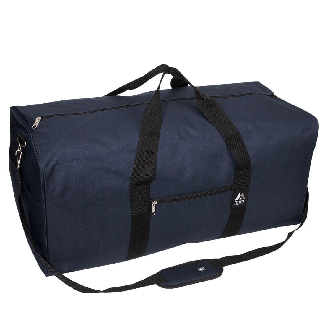 Everest Basic Utilitarian Large Gear Duffle Bag-Navy-