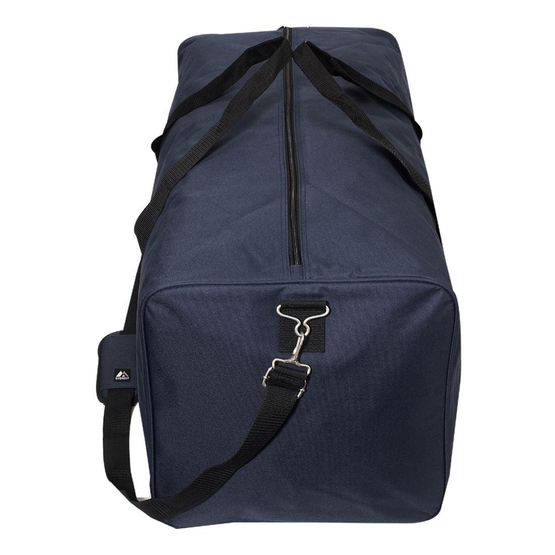 Everest Basic Utilitarian Large Gear Duffle Bag-Black-