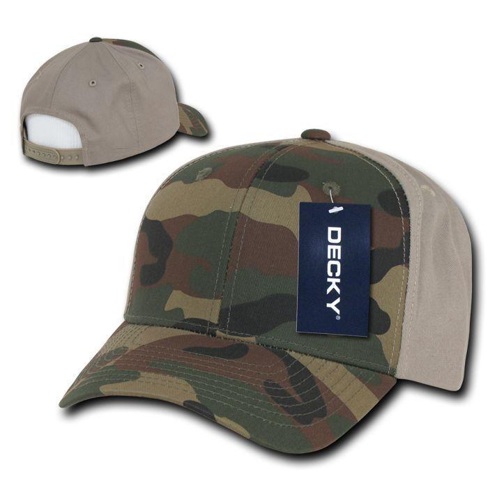 15 Lot Decky Cotton Camouflage Baseball Hats Caps Snapback Wholesale Lots-