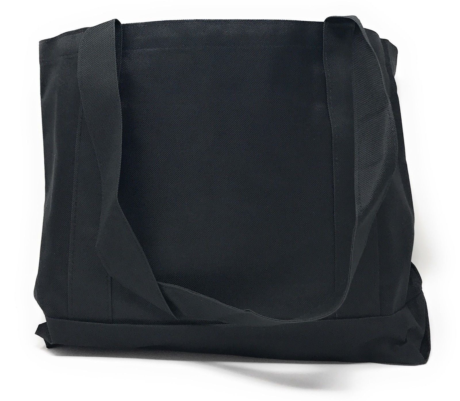 2 Pack Reusable Grocery Shopping Totes Bags With Wide Bottom Gusset Travel Gym Sports-ROYAL-