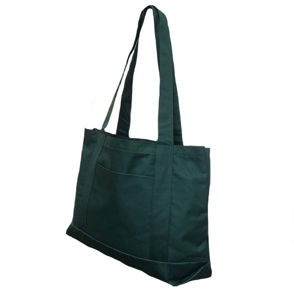 2 Pack Reusable Grocery Shopping Totes Bags With Wide Bottom Gusset Travel Gym Sports-ROYAL-