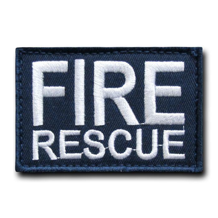 20 Lot Tactical Operator Contractor Hook / Loop 3X2 Canvas Patches Wholesale Lots-Fire Rescue - Navy-