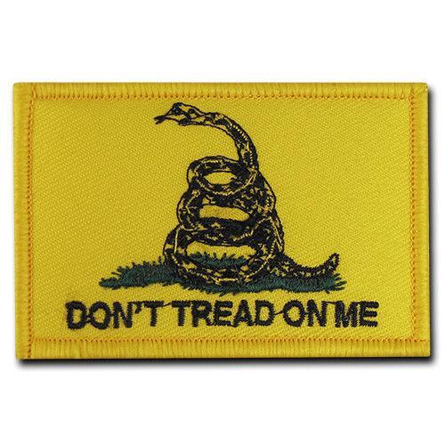 20 Lot Tactical Operator Contractor Hook / Loop 3X2 Canvas Patches Wholesale Lots-Gadsden-Gold-
