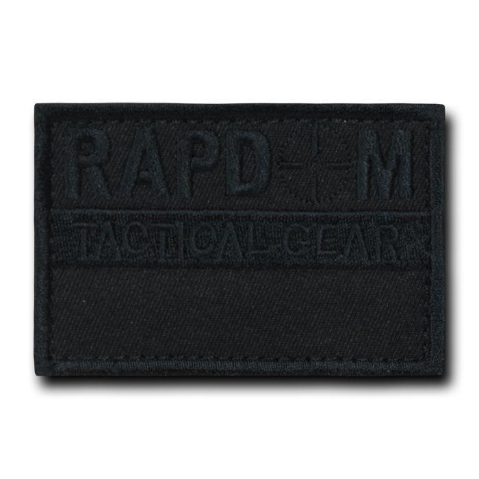 20 Lot Tactical Operator Contractor Hook / Loop 3X2 Canvas Patches Wholesale Lots-RAPDOM - Black-