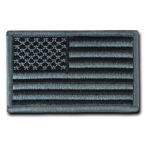 20 Lot Tactical Operator Contractor Hook / Loop 3X2 Canvas Patches Wholesale Lots-USA Flag -Black 2-