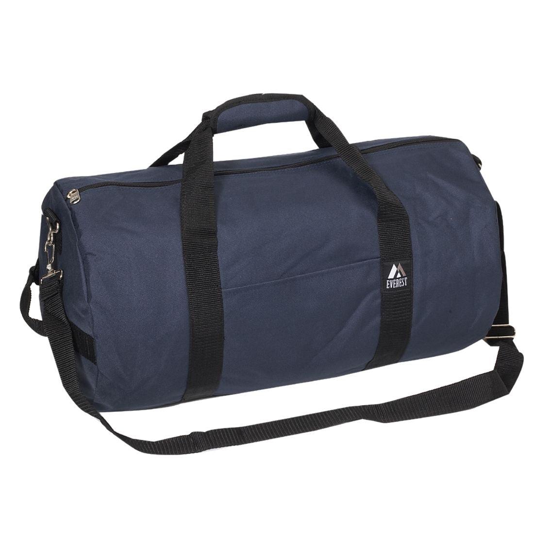 Everest 20-Inch Round Duffel Bag-Navy-