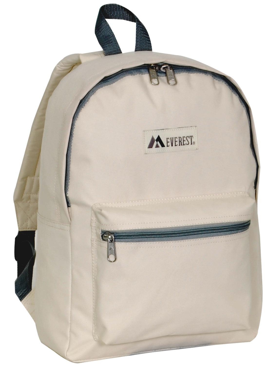 Everest Backpack Book Bag - Back to School Basic Style - Mid-Size-Aqua-