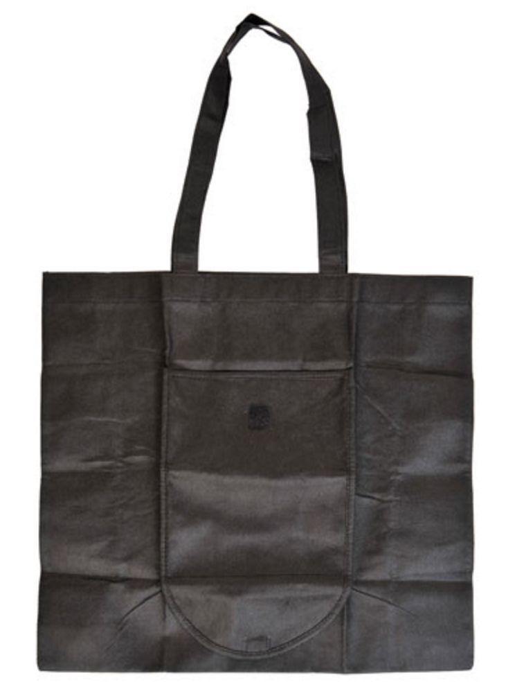 3 Pack Reusable Large Grocery Shopping Bag Bags Totes Eco-Friendly Foldable Bulk-BLACK-