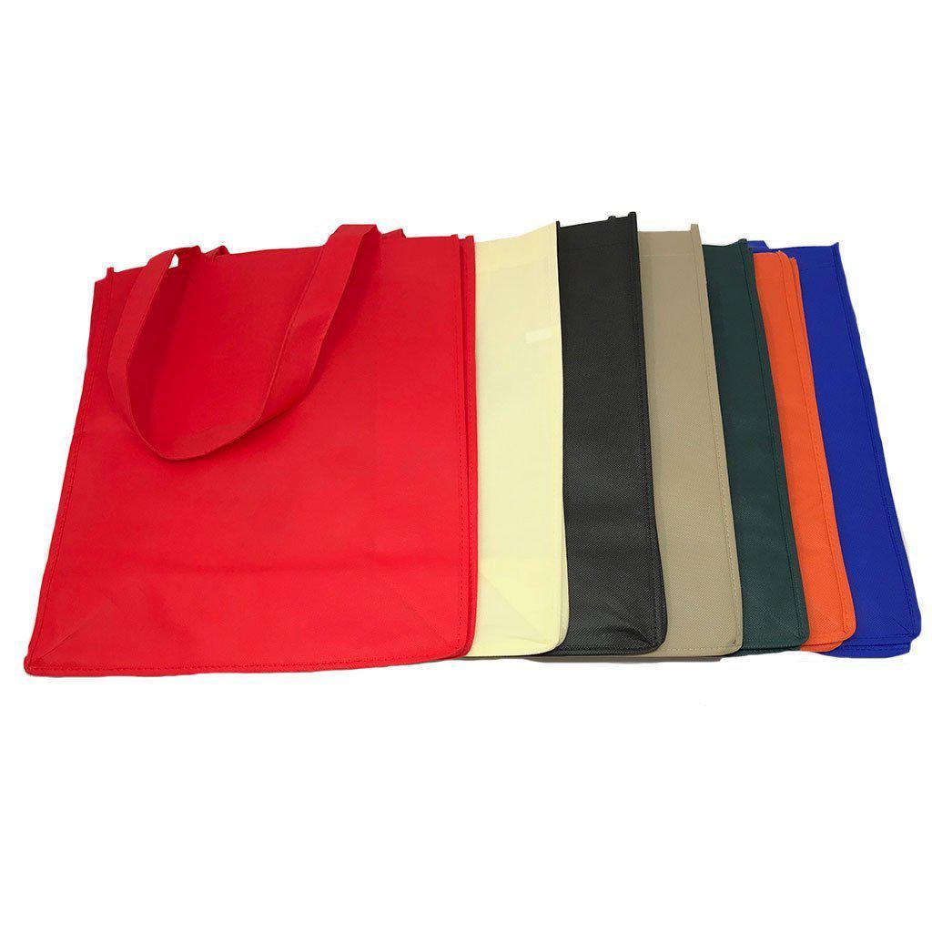 3 Pack Reusable Grocery Shopping Tote Bag Bags With Gusset Eco Friendly 13X15inch-Royal-
