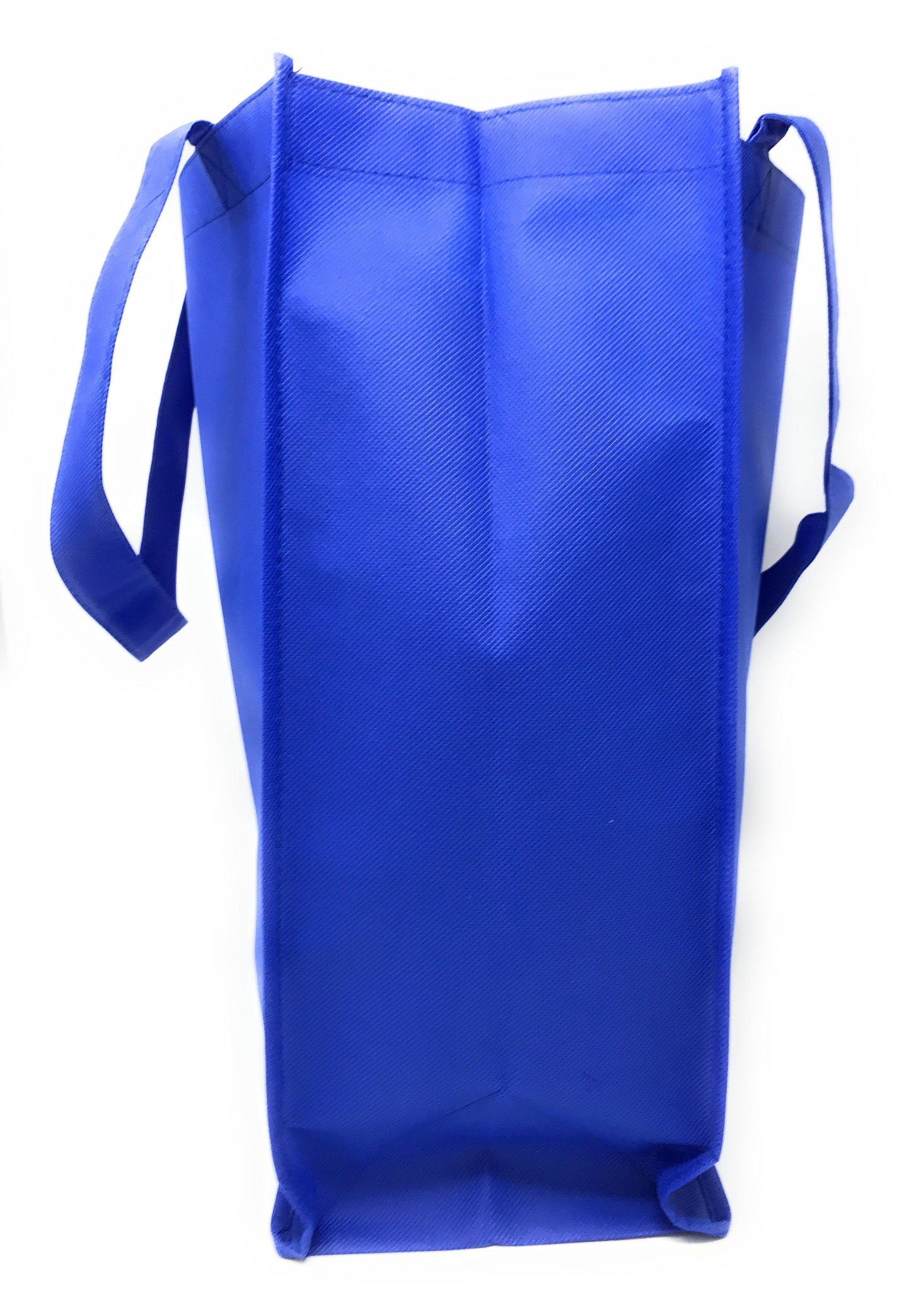 3 Pack Reusable Grocery Shopping Tote Bag Bags With Gusset Eco Friendly 13X15inch-Royal-