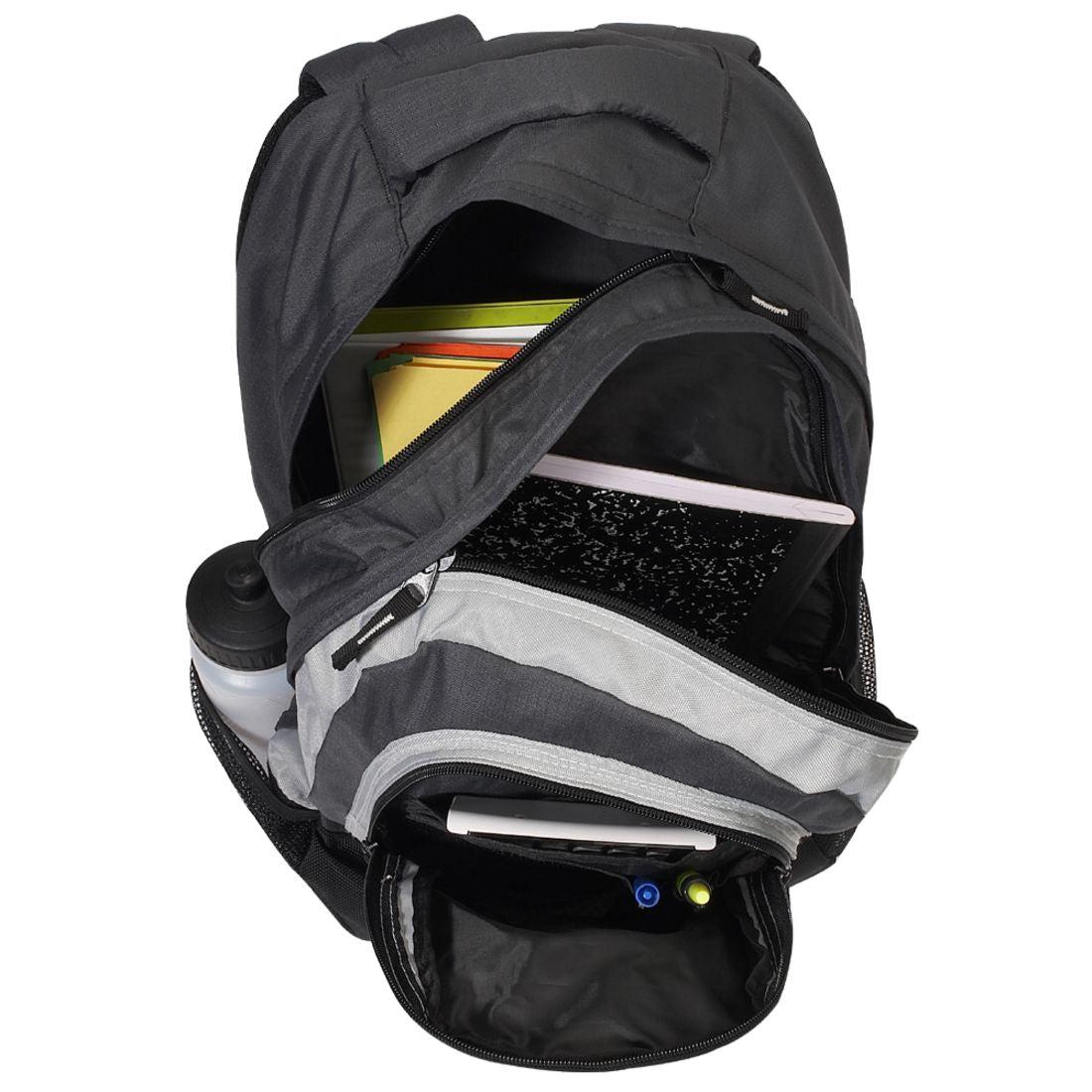Everest Multiple Compartment Deluxe Backpack-Black-