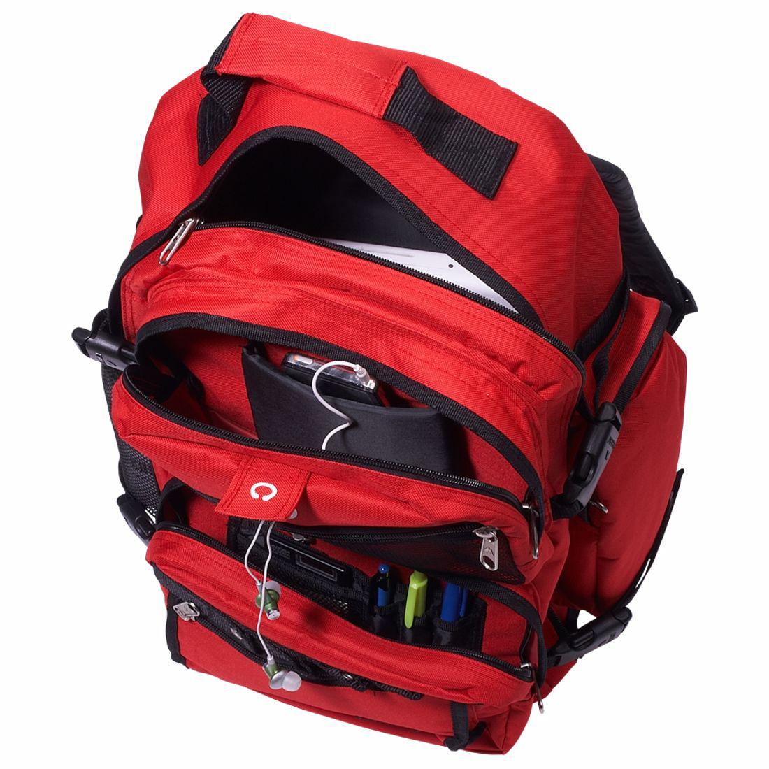 Everest Oversize Deluxe Backpack-Black-