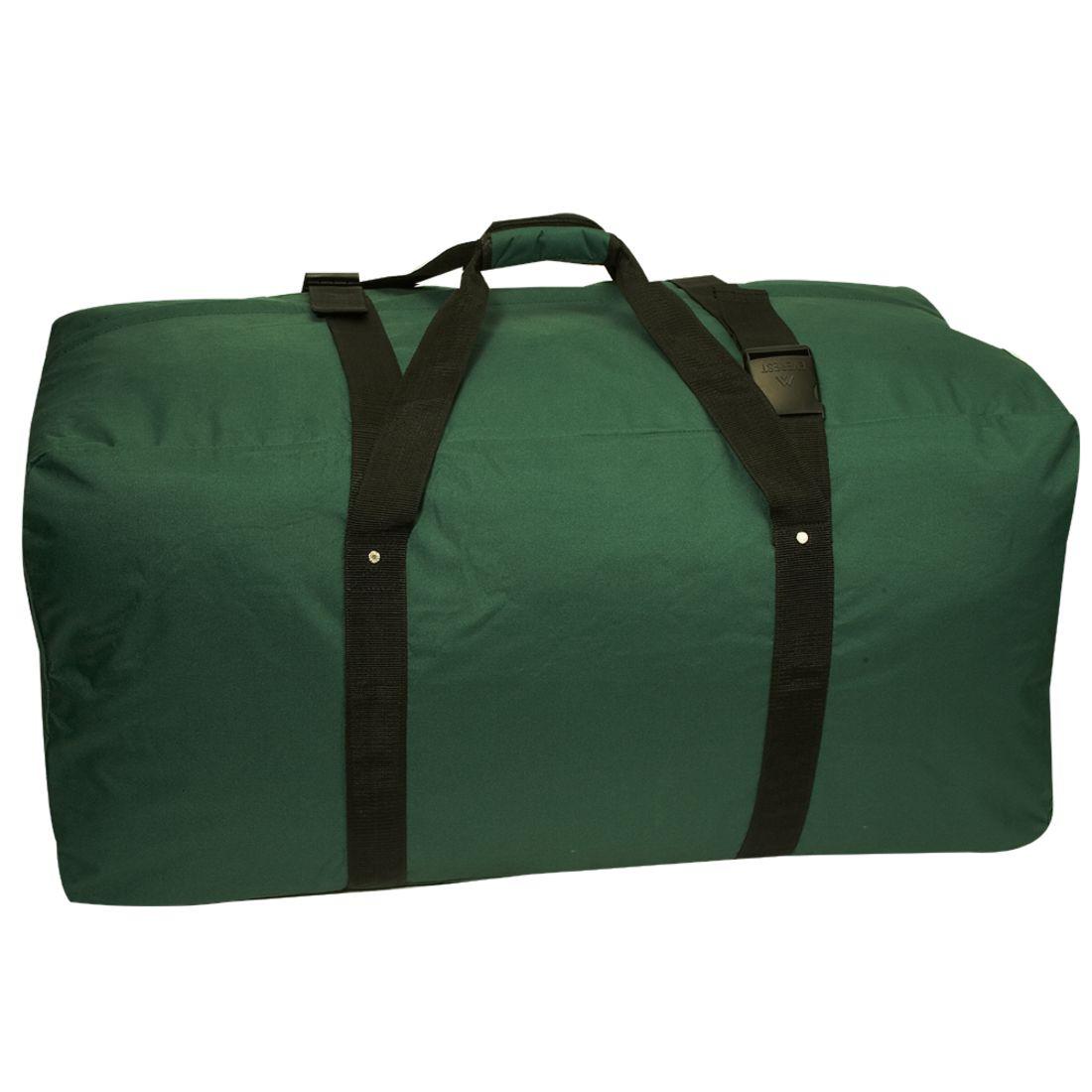 Everest Heavy-Duty Medium Cargo Duffel Bag-Black-